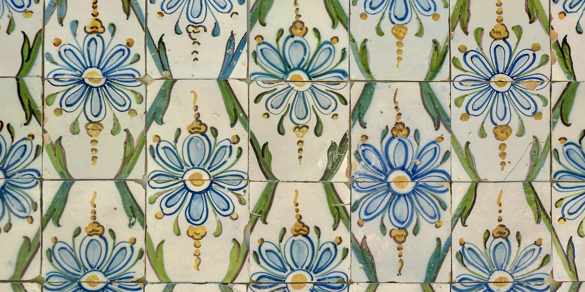 Portuguese tiles with a lovely blue floral motif.jpg